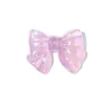 Akryliko diakosmitiko filogyrismeno charm gia DIY kosmimata kai axesouar gia ta mallia. - 37x29mm / 10 Τεμάχια/Συσκευασία / Ανοιχτό Μοβ