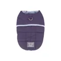Cheepet purple pet winter padded dog vest with leash D-ring for small dogs - S / Tops / Purple Blue