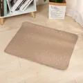 Langlebige waschbare braune gesteppte Haustier-Unterlage für Hunde- und Katzentraining. - S (50*35cm) / Braun