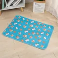 Blaues waschbares wiederverwendbares Welpenpad mit süßen Corgi-Prints für Hunde - S (50*35cm) / Corgi