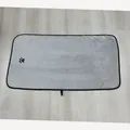 Serviette de bain en polaire corail grise pour animaux avec motif d'empreinte noire - 75x40cm / Gris