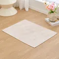 Premium soft cream plush pet sleeping mat with non-slip bottom for dogs and cats - XS / 40×30cm / Beige
