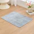 Soft light blue non-slip pet mat with elegant floral pattern for dogs and cats - XS / 40×30cm / Gray