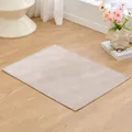 Four-season moisture-proof beige pet sleeping mat for dogs and cats on wooden floor - XL / 100×70cm / Beige