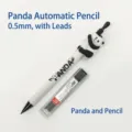 Niedlicher Panda Druckbleistift 0.5mm mit 2B Minen-Set für Schüler und Briefpapier Zubehör - Panda Und Stift Stil / 0.5mm Stift Mit 1 Tube Minen
