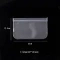 Small reusable EVA food grade storage sealer bag with dimensions 22x13.5cm clear design - Small (22x13.5)