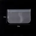 Reusable large size EVA food storage bag with 28x20cm dimensions and airtight seal - Large (20x28)