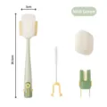 Multifunktionales 5-in-1 Reinigungsbürsten-Set für Babyflaschen und Tassen in Jasmin-Grün - All-in-One Tassenbürste / Jasmin-Grün