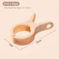 Large pink windproof plastic quilt clip for laundry with 11cm length and 5.5cm opening - 1 Piece / Pink