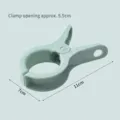 Large windproof plastic quilt clip in light green color for laundry drying - 1 Piece / Green