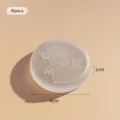 Transparent silicone door handle bumper with alpaca design, 4cm width and 1cm thick - Alpaca / Alpaca