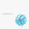 Japanese style blue and white bathroom countertop cleaning brush ball for deep cleaning - 1 Piece / Blue