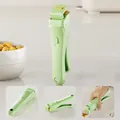 Hellgrüner Verbrühschutz-Küchenschüsselclip mit ergonomischem Griff und Verschluss - Verbrühungsschutz-Clip / Verbrühungsschutz-Clip - Grün / Grün