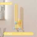 Yellow and blue wall-mounted hair accessory storage rack in dopamine style - Single Piece / Yellow-Blue