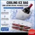 Bolsa de hielo autoabsorbente grande para enfriar vino y carne fresca en un cubo de hielo - 29x52.5cm