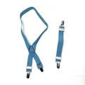 Attaches de bretelles réglables bleues pour couches et culottes hygiéniques pour chiens - Bleu lac