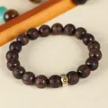 Zodiac small-leaf red sandalwood beaded bracelet with ethnic retro style for men and women - Zodiac Monkey Style (SL5646)
