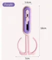 Forbici e taglierino 2-in-1 viola multifunzionale per la casa, altezza di 18 cm - Forbici e Taglierino Due in Uno / 18x7x3.6cm / Viola rosato