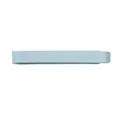 Modern light blue wall-mounted bathroom organizer rack for towels and shoes storage - Universal / Blue