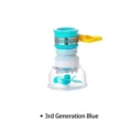 3rd Generation blue kitchen faucet aerator and splash-proof swivel extender water filter - 3rd Gen Basic / Blue
