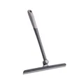 360° rotating T-shaped glass squeegee for household window and bathroom cleaning - Black