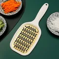 Durable white and gold multifunctional stainless steel vegetable grater for kitchen use - Gold with White Handle