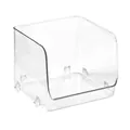 Transparante stapelbare acryl opbergdoos voor cosmetica en bureau-organisatie - S / Transparant