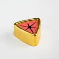 Elegant golden triangular punch-free towel plug for kitchen and bathroom wall storage - Gold Plated Pink