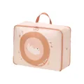 Cute pink oxford cloth compression clothes organizer bag with cartoon sleeping cat - Milk Tea Bear Style / Large Garment Bag