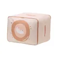 Light pink compressible Oxford cloth storage bag with cute cat motif and handle - Milk Tea Bear Style / Large Down Jacket Bag