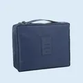 Borsa da viaggio impermeabile in tessuto Oxford blu con manico e chiusura a cerniera - Blu Notte