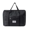 Large black waterproof travel bag for storage and moving, durable foldable design. - Large: 50*38*19CM / Black