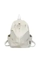 Waterdichte nylon reisrugzak met grote capaciteit in lichtbeige voor wandelen en outdoor - Eén maat / Wit