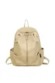 Minimalistische beige waterdichte nylon rugzak voor buitenreizen en dagelijks gebruik. - Eén maat / Khaki