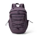 Purple outdoor sports backpack with bungee cord design for hiking and cycling - One Size / Purple