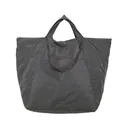 Bolso tote grande de nailon arrugado gris oscuro - Gris / Talla única