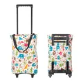Carrito de compras plegable con un alegre estampado de animales y el alfabeto - Estilo Trolley con Patrón de Elefante / Blanco