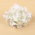 Eleganter weißer künstlicher Hortensienblütenkopf für Hochzeit und Wohndekoration - Cremeweiß