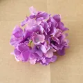 Lebendiger violetter und rosa Samt-Hortensien-Blütenkopf für Hochzeiten und Feiern - Dunkel- und Hellviolett