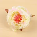 Realistische künstliche Pfingstrose aus Seide in Creme und Rosa für Hochzeitsdeko - Rosa Herz