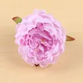 Realistischer rosa künstlicher Pfingstrosenkopf aus Seidenstoff für die Hochzeitsdeko - Hellviolett