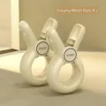 Durable 2-pack large windproof quilt and laundry clips in elegant cream white finish - 2 Pcs/Set / Cream