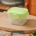 Portable double-layer fresh-keeping lunch box in Matcha Green, small size 13.5cm - Small (Upper Ice Pack Fresh) / Matcha Green