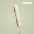 Portable multi-functional needle threader and seam ripper tool in creamy yellow color - Milk Yellow