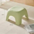 Durable green plastic stool for adults, size 29.5x29.5x20cm, stable non-slip design - Adult / Large (29.5x29.5x20cm) / Cream Green