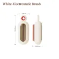 White static hair removal brush for clothes with specific size dimensions 18.85x8.6cm - White