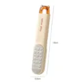 Spazzola per piedi 2-in-1 arancione e levigatore per calli per pelle liscia, misura 19cm - Set Arancione / Arancione
