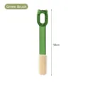 Spazzola verde per la pulizia dei piedi con setole in silicone, variante da 18 cm - Spazzola Verde / Verde