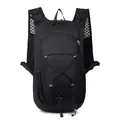 Lightweight black outdoor sports backpack for hiking cycling and student daily use - One Size / Black