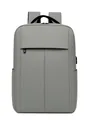 Minimalistischer grauer Business-Laptop-Rucksack für Herren mit großem Fassungsvermögen - Einheitsgröße / Hellgrau
